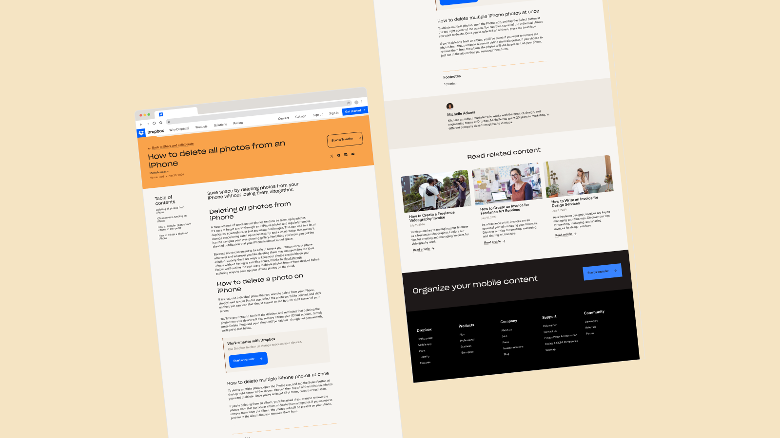Article template